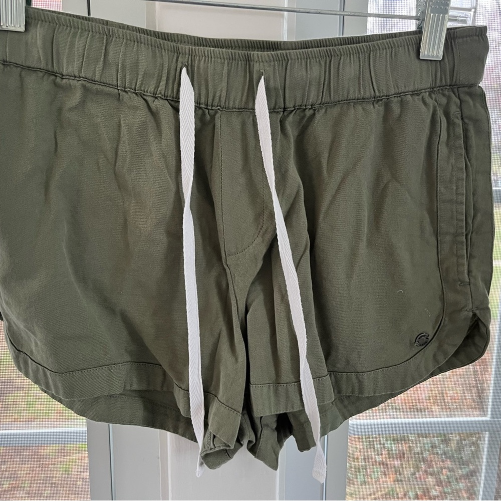 Roxy Olive Green Casual Shorts